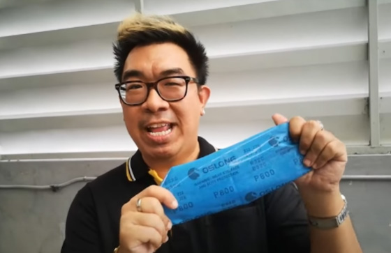 รีวิว กระดาษทรายน้ำ OSLONG