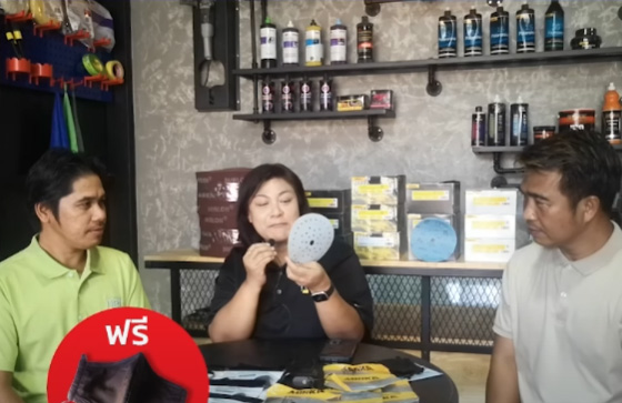 รีวิว MIRKA Galaxy กระดาษทรายกลม
