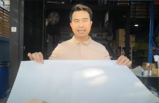 รีวิวกระดาษปิดพ่นสี หนา 48แกรม